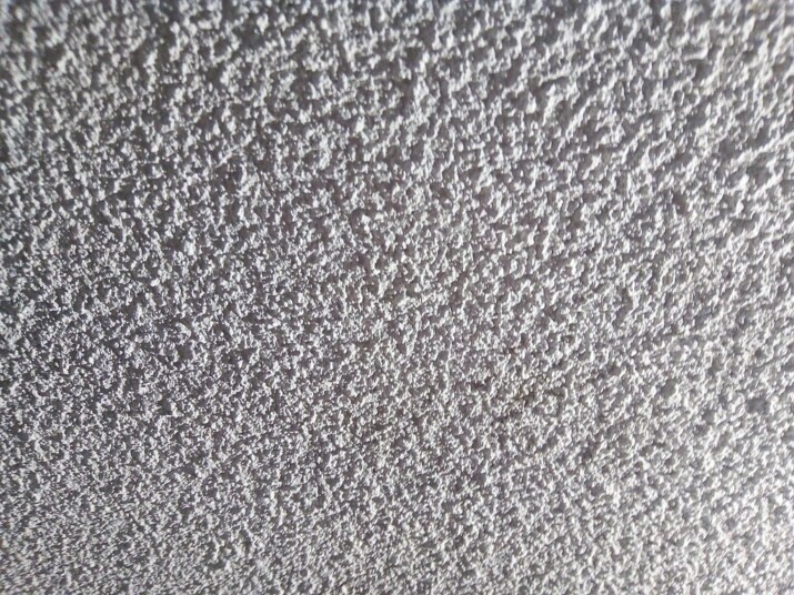 Popcorn ceiling.